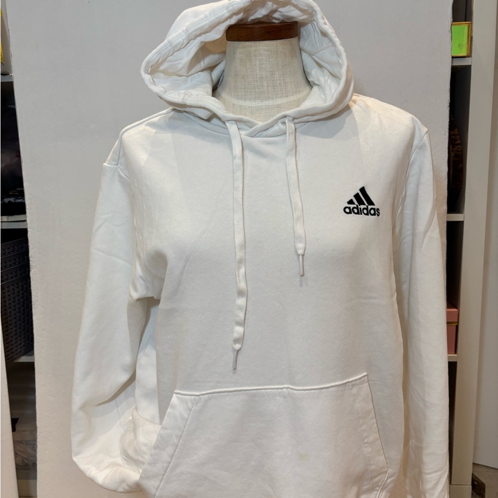 Adidas Classic White Pullover Hoodie